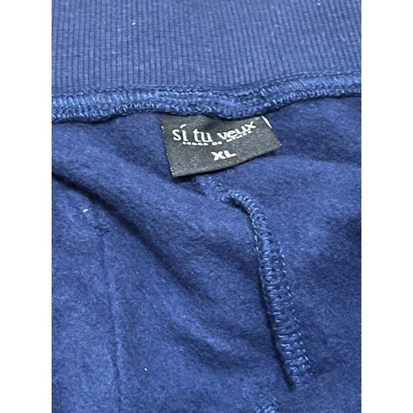 Si Tu Veux Blue Men’s Superstack Sweatpants Size XL - Picture 4 of 5